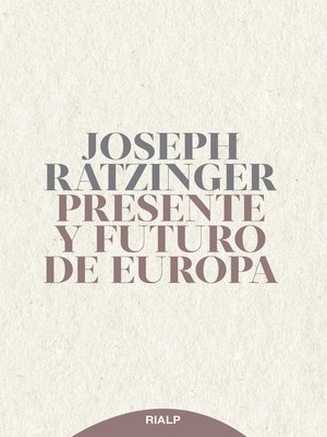 cover image of Presente y futuro de Europa